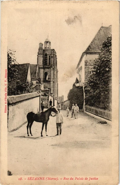 CPA SEZANNE (Marne) - Rue du Palais de Justice (245143)