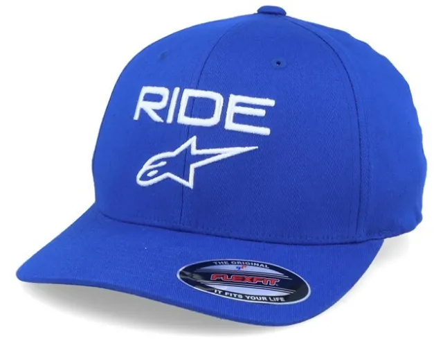 ALPINESTAR Ride 2.0 Royal Blue/White Flexfit Cap Large/X-Large AS1981114792084