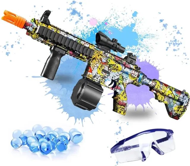 Gel Blaster, Automatic Electric Toy For Kids With 30000 Water-Absorbing Resin