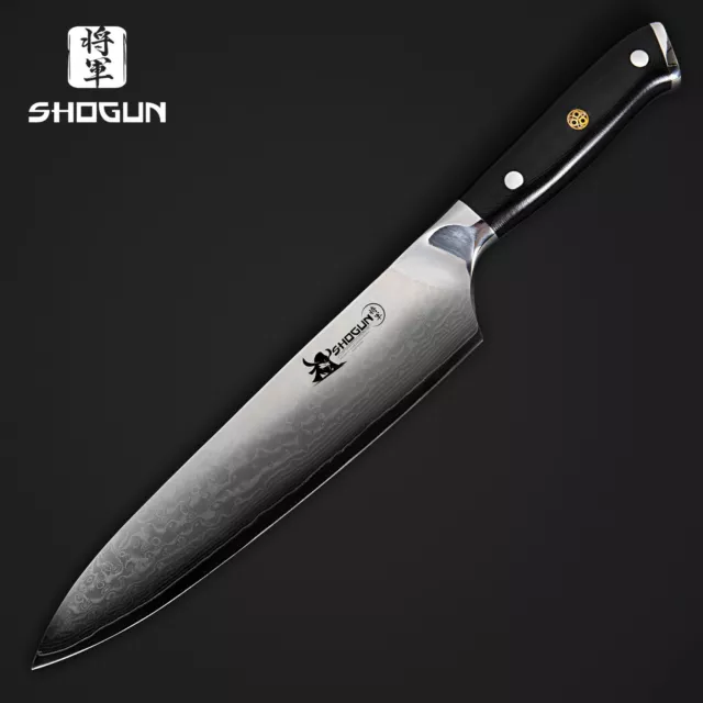 Shogun Japanese VG-10 Gyuto 67-Layers 8” Damascus Pro Chef Kitchen Knife