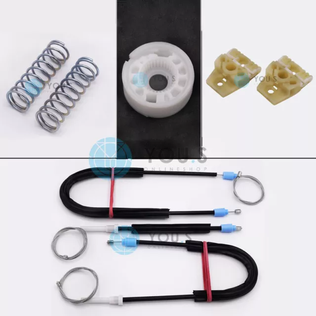 für VW PASSAT (3C2) Fensterheber Reparatursatz Set Fenster Seilzug Vorne Links