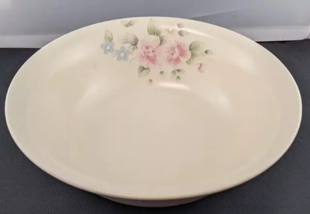 Pfaltzgraff Tea Rose Round Vegetable Serving Bowl Dish 8 3/4" diameter