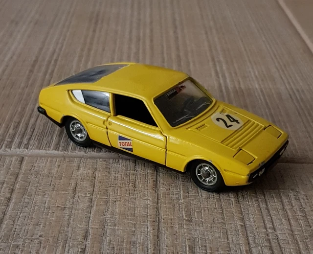 Maquette Solido Matra Simca Bagheera 1:43 Jaune - 1973 - Occasion Bon État - Zamak