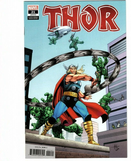 Thor # 21 (Marvel)2022 Creees Lee Homage Cover - 1st Full God of Hammers NM/NM+