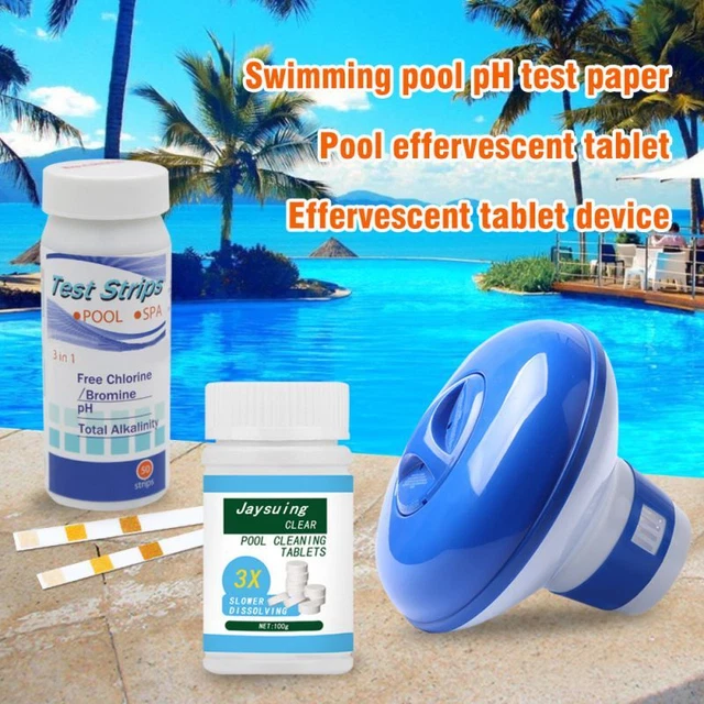 FLOATING SWIMMING POOL Chlorine Bromine Chemical Tablet Tabs Floater
