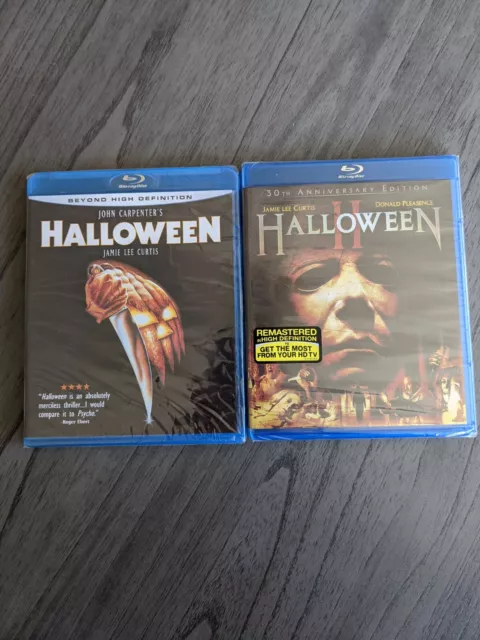 Halloween 1 + 2 Blu ray Lot Brand New Jamie Lee Curtis 1978 1981 Michael Myers