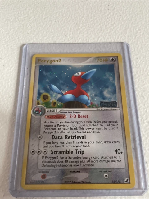 Pokémon TCG Porygon2 EX Unseen Forces 12/115 Holo Holo Rare