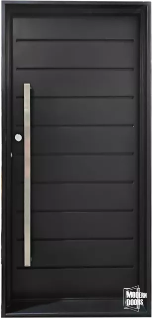 Tampa modern steel single entry door( Right Hand ) In stock