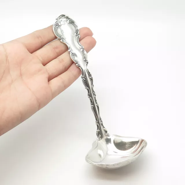 925 Sterling Silver Antique Victorian Gorham Strasbourg - 1897 Gravy Ladle