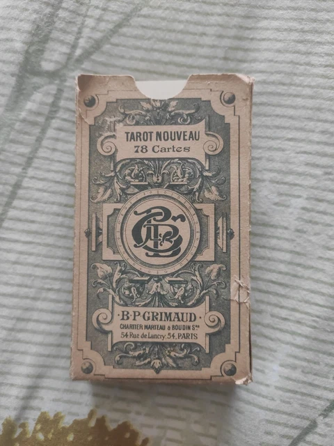 Jeu De Tarot Grimaud – Tarot Nouveau Indochine – Ancien – Cartes Jaunies