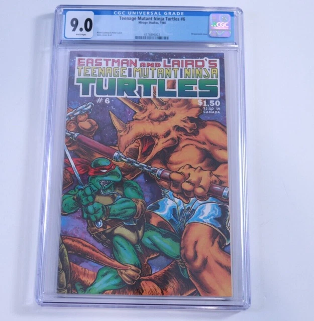 Teenage Mutant Ninja Turtles #6 CGC 9.0 1986 Mirage Eastman Laird