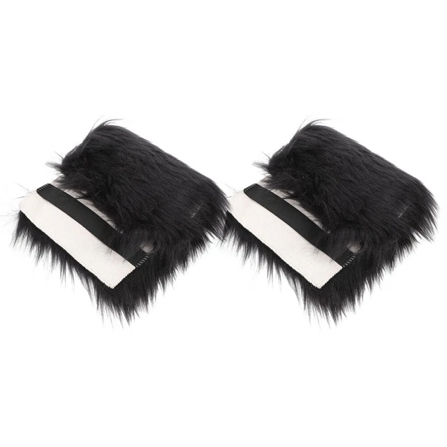 2 Pcs Car Armrest Pillow Winter Car Armrest Cushion Vehicle Center Console Cover