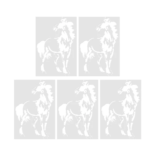 5pcs Schablonen Fliesen Kunst Handwerk Vorlage Zeichnung Vorlage Herrscher