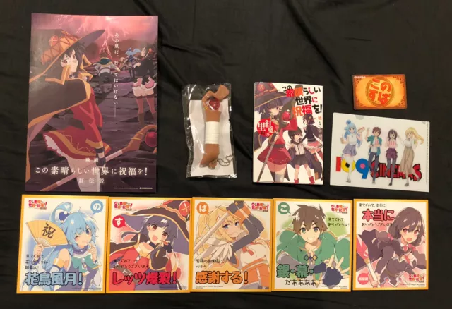 Wall Art KonoSuba Novel Anime Characters Megumin Kazuma Aqua Poster Prints  Set of 6 Size A4 (21cm x 29cm) Unframed GREAT GIFT : : Home