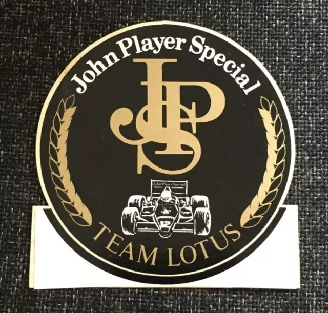 John Player Special Team Lotus Formula One Original Sticker