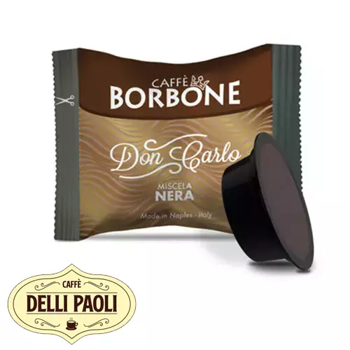 da 1 a 600 Capsule Caffè Borbone Don Carlo Nera Nero compatibili a Modo Mio *