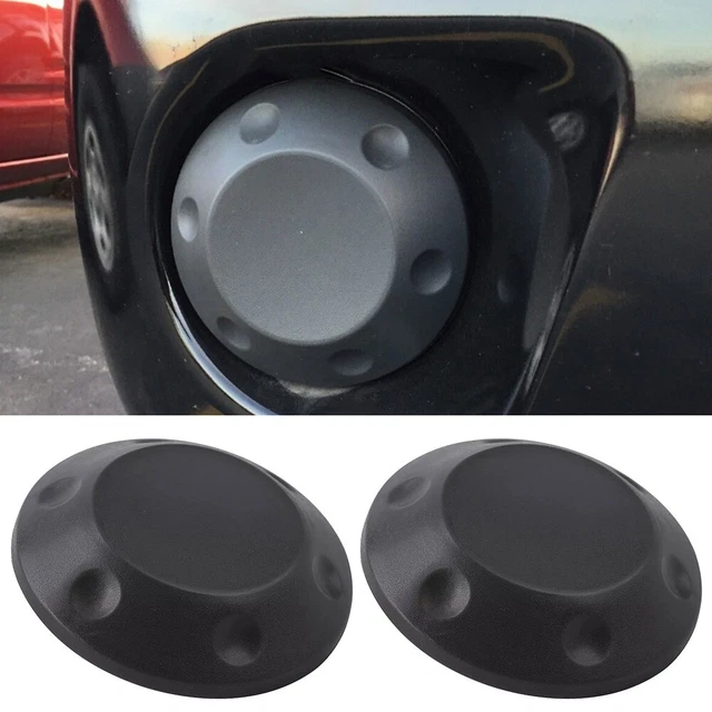 Paire De Protège-phares Avant Pour Ford Fiesta 2014-2019 - ABS Noir Texturé, Référence W1709C