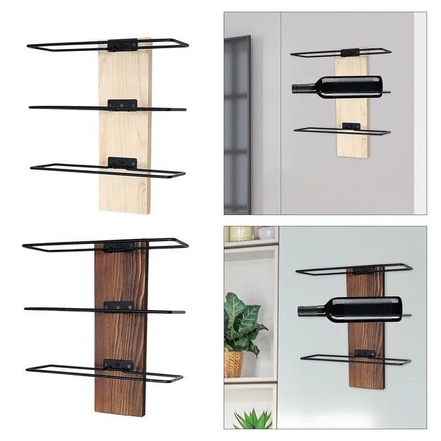 Speed Rail Bar En Acier Inoxydable 55.9cm - Support Pour 6 Bouteilles De 1L - Pour Bar Ou Maison