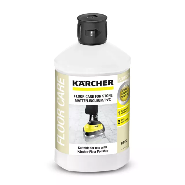 Karcher RM532 Matte Stone PVC Linoleum Floor Care Cleaning Detergent 6.295-776.0