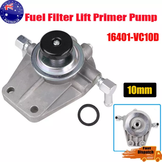 Fuel Filter Lift Primer Pump 16401-VC10D For NISSAN Patrol GU Y61 ZD30 TD42  10mm