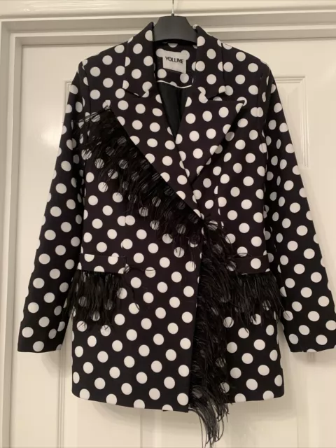 Topshop polka hotsell dot blazer