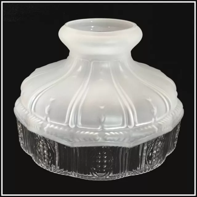 SATIN ETCHED DOME 501 STYLE SHADE fits ALADDIN MILLER RAYO ROCHESTER OIL LAMPs