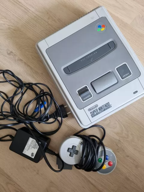 Nintendo Super Snes Konsole Vintage Nostalgie Retro Controller GRATIS VERSAND