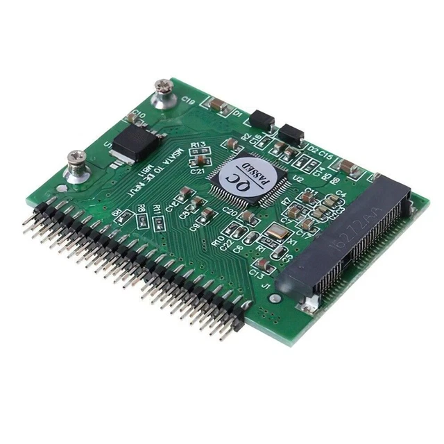 MSATA MINI PCI-E SATA SSD solid state drive to 5V 1.8/2.5 inch IDE  adapter card