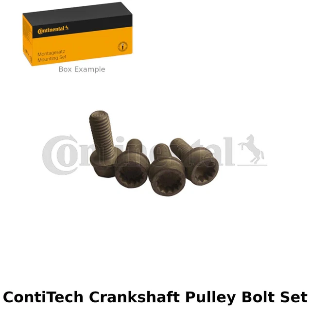 Kit De Vis Et Poulie Vilebrequin Continental CTAM MS13 - Compatible Audi, Ford, Seat, VW - Neuf