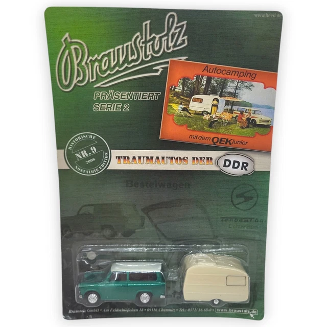 DDR PKW-Modell – Trabant Kombi Als Miniatur, Maßstab 1:64, Aus Plastik/Spritzguss