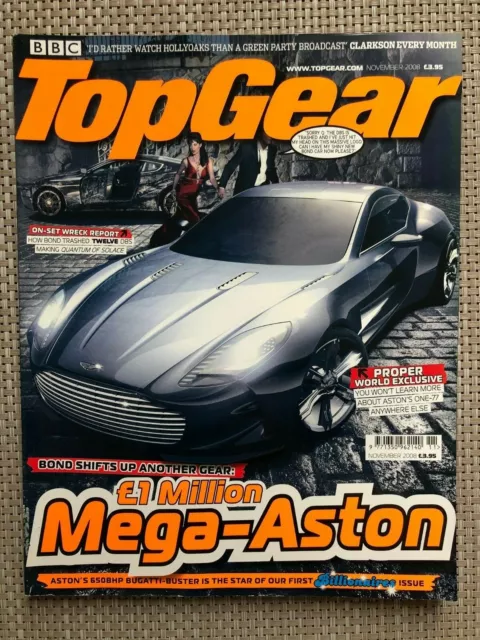 Topgear Magazine Issue 184 November 2008 - Billionaires Issue, Bond's DBS