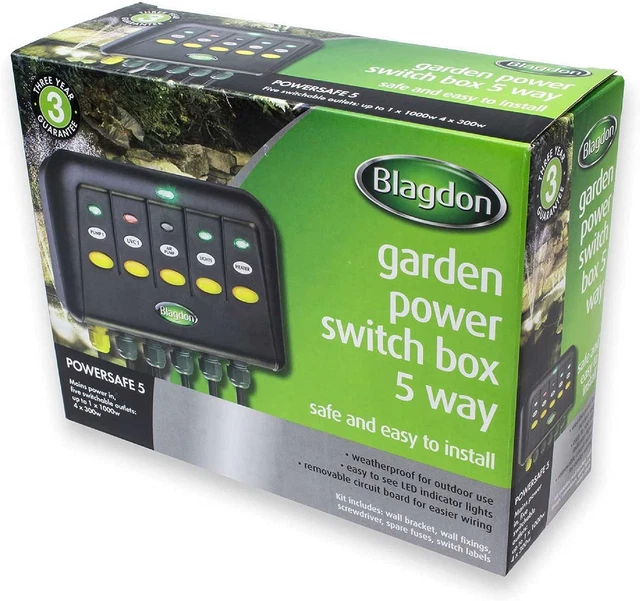 BLAGDON 1040235 POWERSAFE Garten & Teich sicher wetterfest elektrische