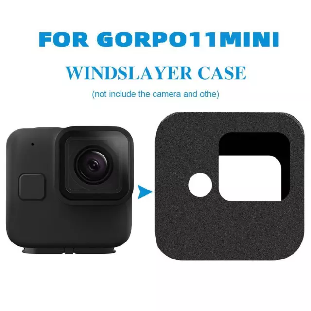Portable Wind Muff Windslayer Case Cover For GoPro Hero 11 Black Mini Cam HOT Y1
