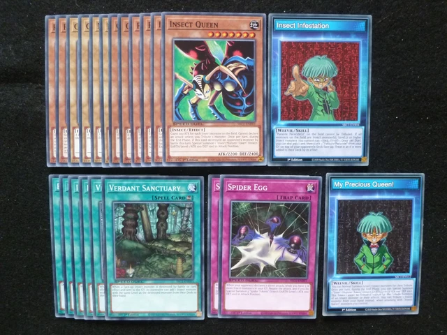 YU-GI-OH 20 CARD Insect Queen / Weevil Underwood Speed Duel Deck *Ready To  Play* 5.39 - PicClick UK