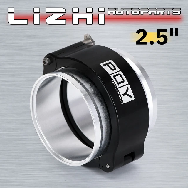 2.5& QUICK RELEASE Aluminum Heavy Duty Intake V Band Clamp 63mm