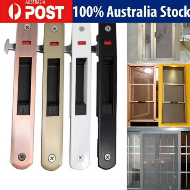 1pc Durable Sliding Door Lock Hook Zinc Alloy Window Latch Sliding Doors