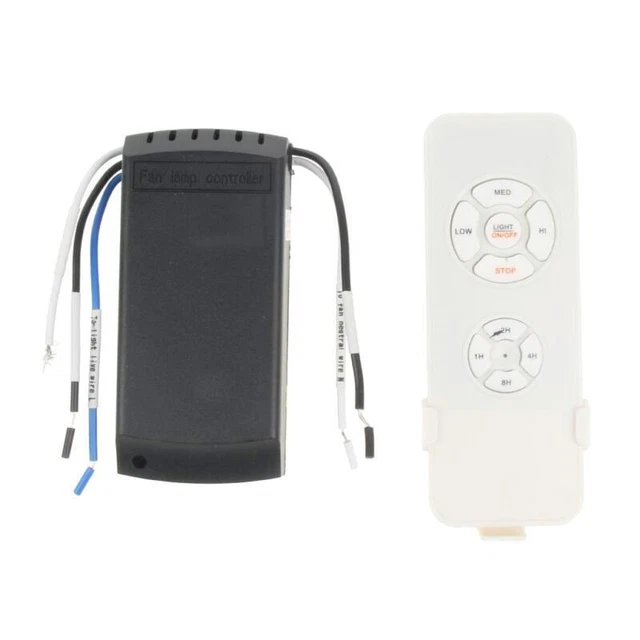 Deckenventilator-Beleuchtungsset mit kabelloser Fernbedienung – Timer Universal