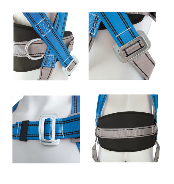 Vertisafe Dachdecker Set - Komplett-Set Mit Sicherheitsgeschirr & 10m Seil