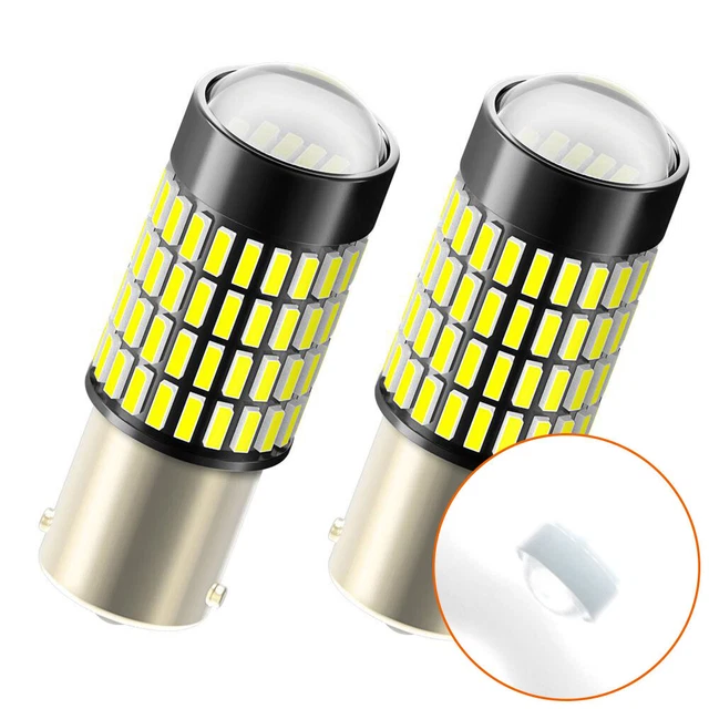 2X 1156 AUXITO BA15S 382 P21W LED 102SMD Reverse Brake DRL Bulb Light 6000K