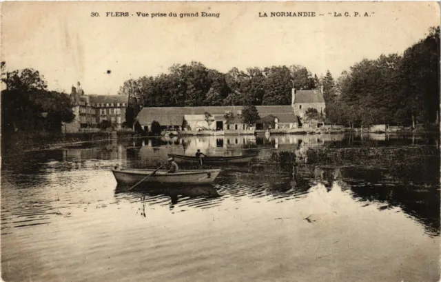 CPA FLERS - Vue prise du grand Etang - La Normandie (356009)