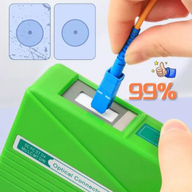 Fiber Optic Connector Cleaning Cassette Optical Fiber Connector Clea.zy