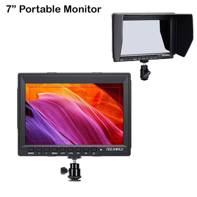 7" IPS LED On-Camera Monitor Portable HDMI Display Pour DSLR Mirrorless...