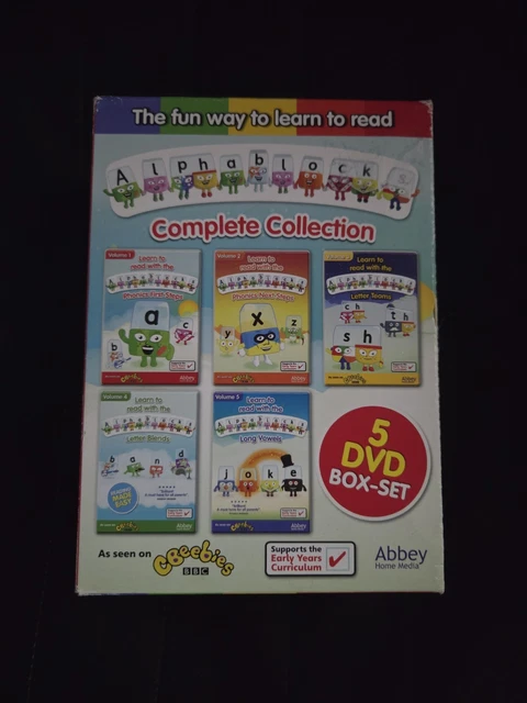 ALPHABLOCKS COMPLETE COLLECTION DVD Box Set - CBeebies Learn