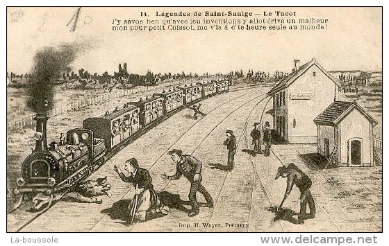 58 - serie -- legende st saulge -- le tacot