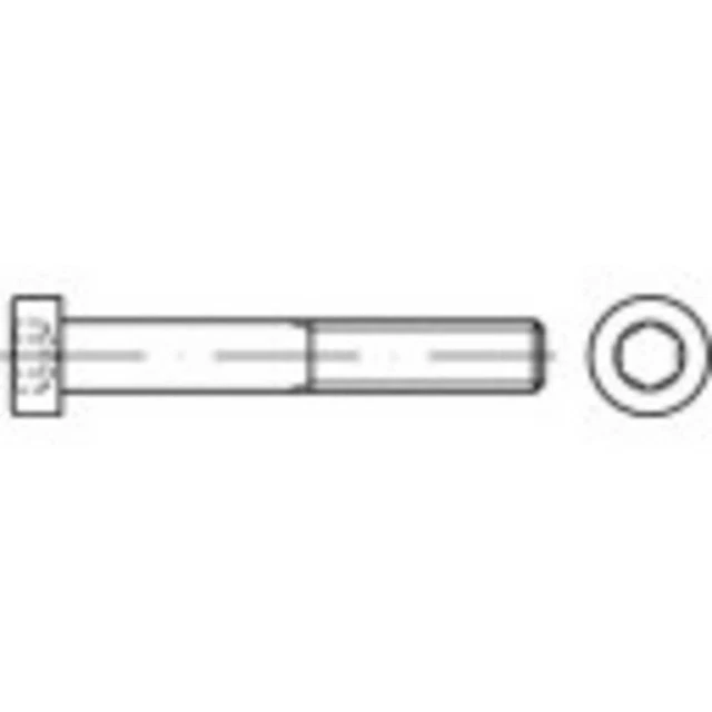Vis cylindrique TOOLCRAFT 145510 100 pc(s) M3 16 mm tête cylindrique 6 pans
