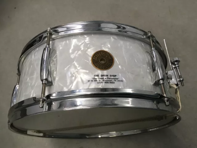 Gretsch Round Badge 5x14 WMP Snare Drum, 1969 Blueish Color,  Beautiful !