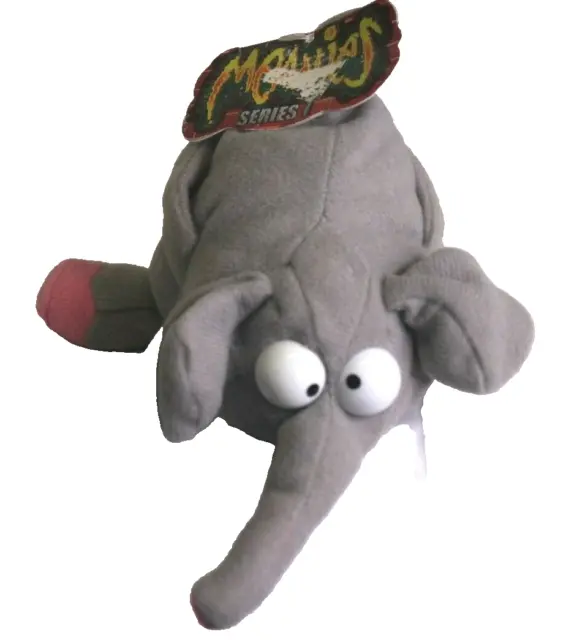 Vintage Bart The Elephant Meanie Babies Twisted Toys Plush Series 1 with TAG