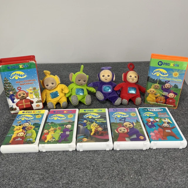 TELETUBBIES VHS & Plush - 7 VHS - 4 EDEN Plush Set - Magic Pumpkin ...