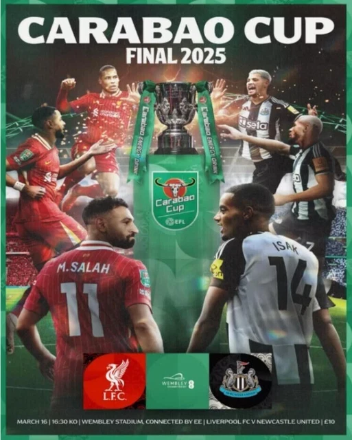 NEWCASTLE UNITED V LIVERPOOL CARABAO CUP FINAL 2025 9 99 PicClick UK NEWCASTLE UNITED V LIVERPOOL CARABAO CUP FINAL 2025.webp