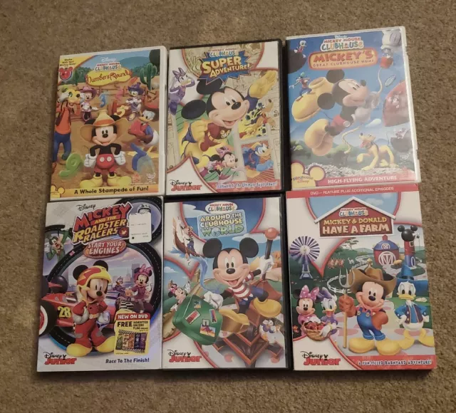 LOT OF 6 Mickey Mouse Clubhouse TV Show DVDs $34.95 - PicClick